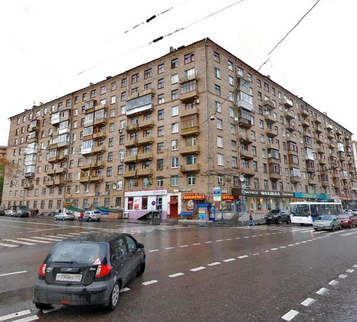 фасад дома, здание по адресу г Москва, ул Нижняя Красносельская, д 45/17